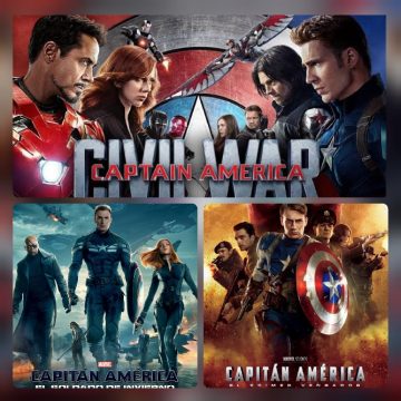 Capitan América (Películas 1-3) HD 720p Latino (Mega)