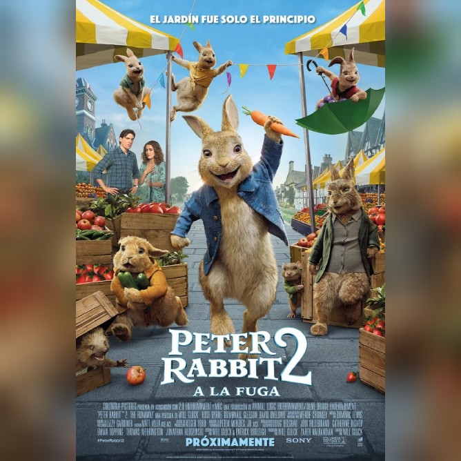 Peter Rabbit 2: A la fuga (película) Dual HD 1080p Latino (Mega)